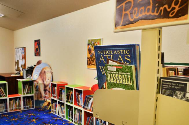 Community Chest, a Virginia City nonprofit group, opened a children's book nook, shown here. The Storey County Public Library closed in 2012.